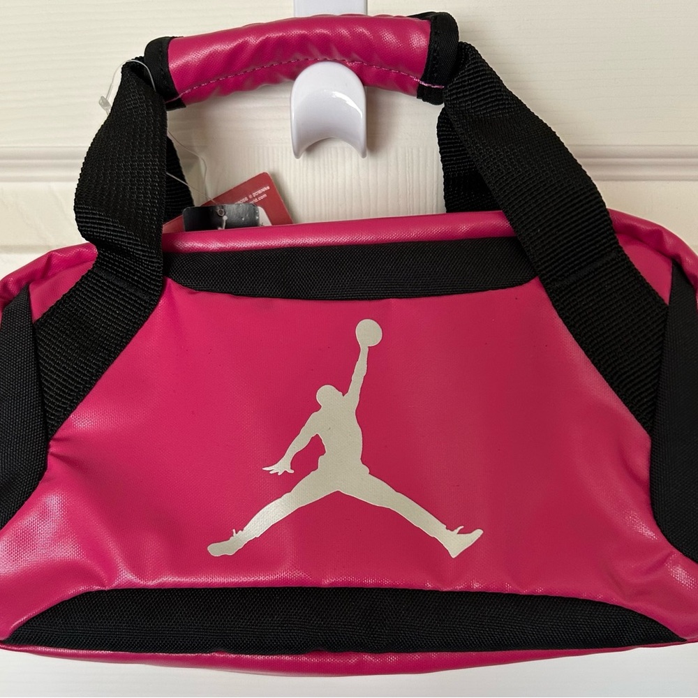 Pink Nike Air Jordan Women's Mini Utility Bag or Insulated Lunch Bag